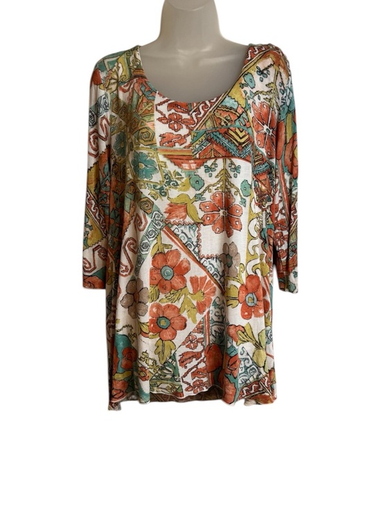 Miraclesuit Tops - MIRACLESUIT  FLORAL SPRING TOP w/ATTACHED SHAPER - SMOOTH LOOK    XLARGE     #C